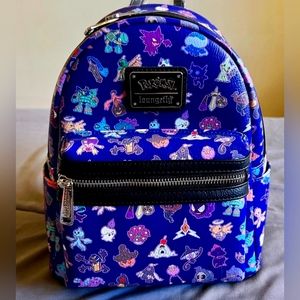GROTTO TREASURES EXCLUSIVE - LOUNGEFLY POKEMON GHOST TYPE AOP MINI BACKPACK